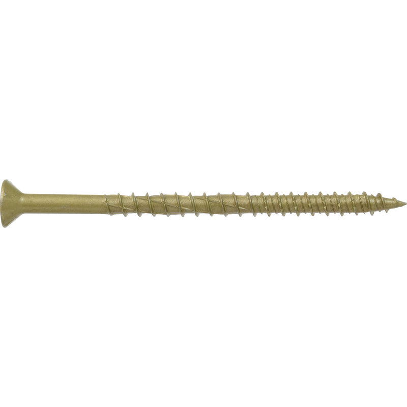 HILLMAN POWERPRO ONE 1/4 in. X 4 in. L Star Flat Head Multi-Material Screw 8 pk