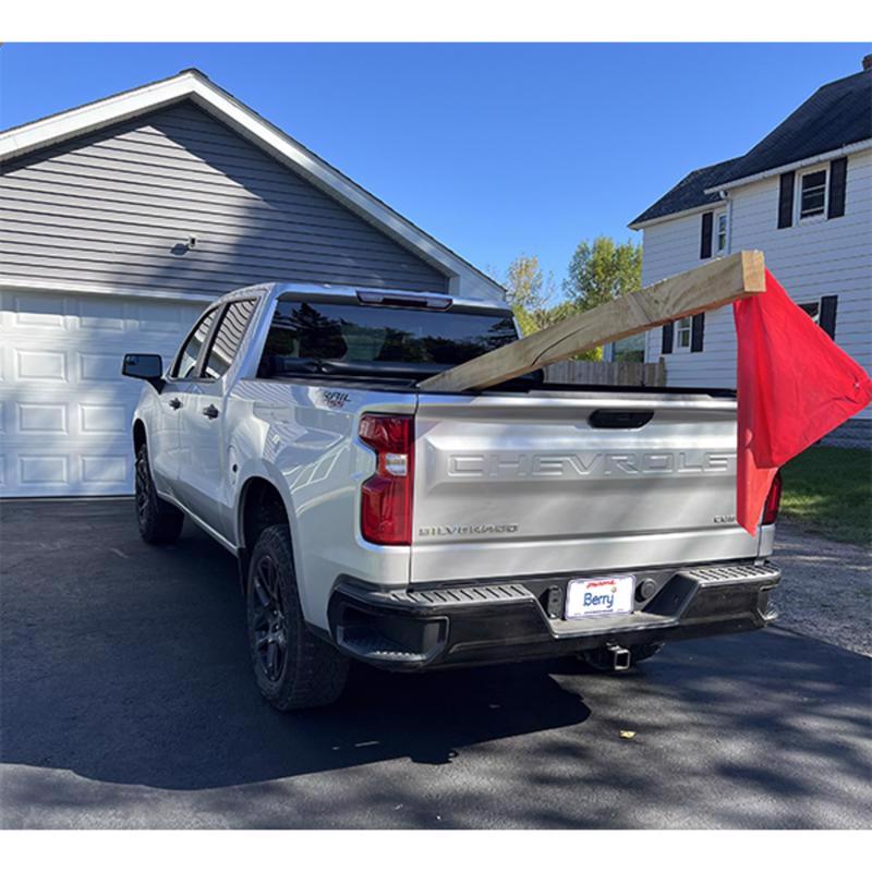 Film-Gard Danger Flag 18 in. W X 18 in. L Polyethylene Red