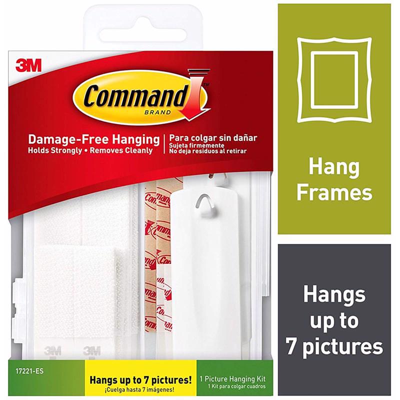3M Command White Assorted Picture Hanging Set 4 lb 16 pk