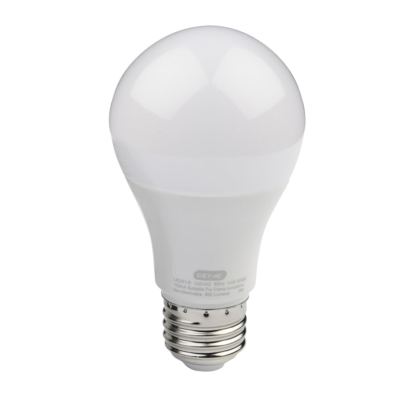 Genie Title 20 Approved A19 E26 (Medium) LED Garage Door Bulb Warm White 60 Watt Equivalence 1 pk
