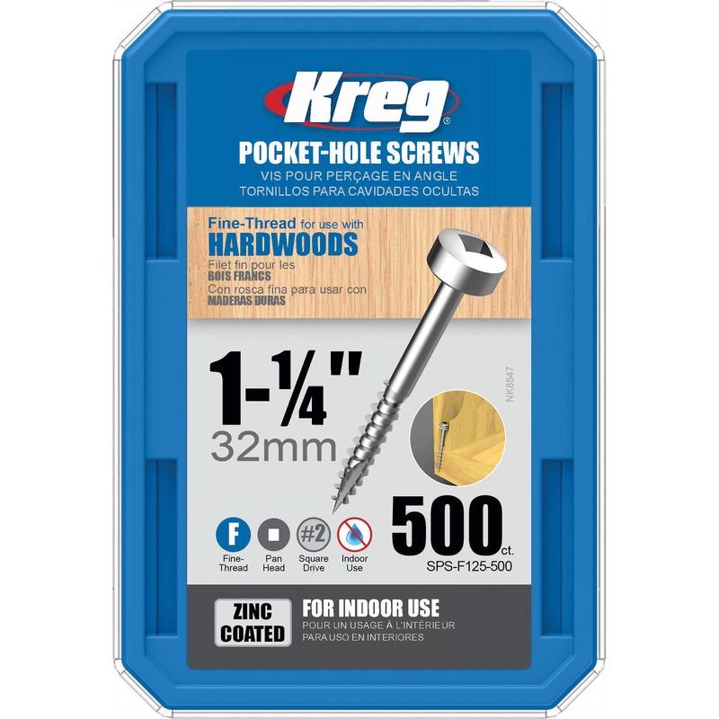 PCKT SCREWS F1.25" 500PK