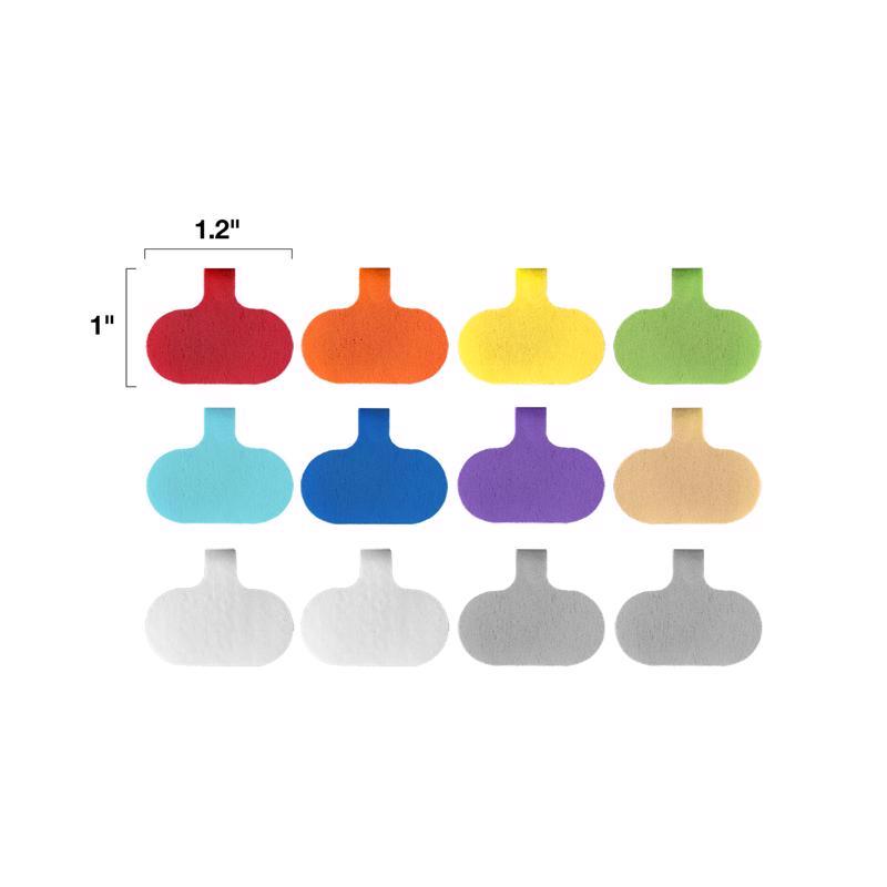 Wrap-It Cable Labels 1.2 in. L Assorted Nylon Cable Labels