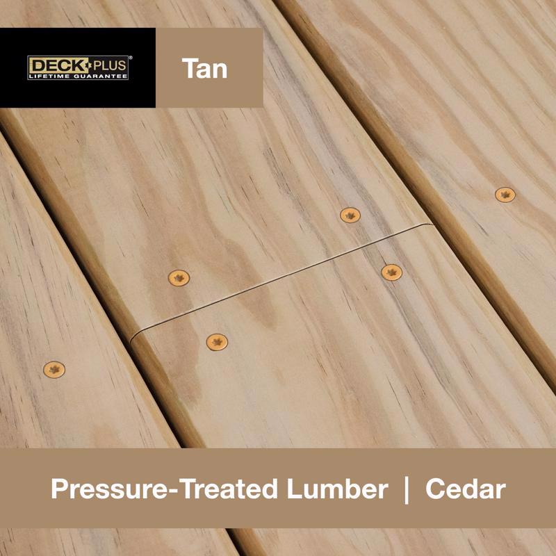 Deck Plus No. 10 X 3-1/2 in. L Tan Star Flat Head Exterior Deck Screws 5 lb