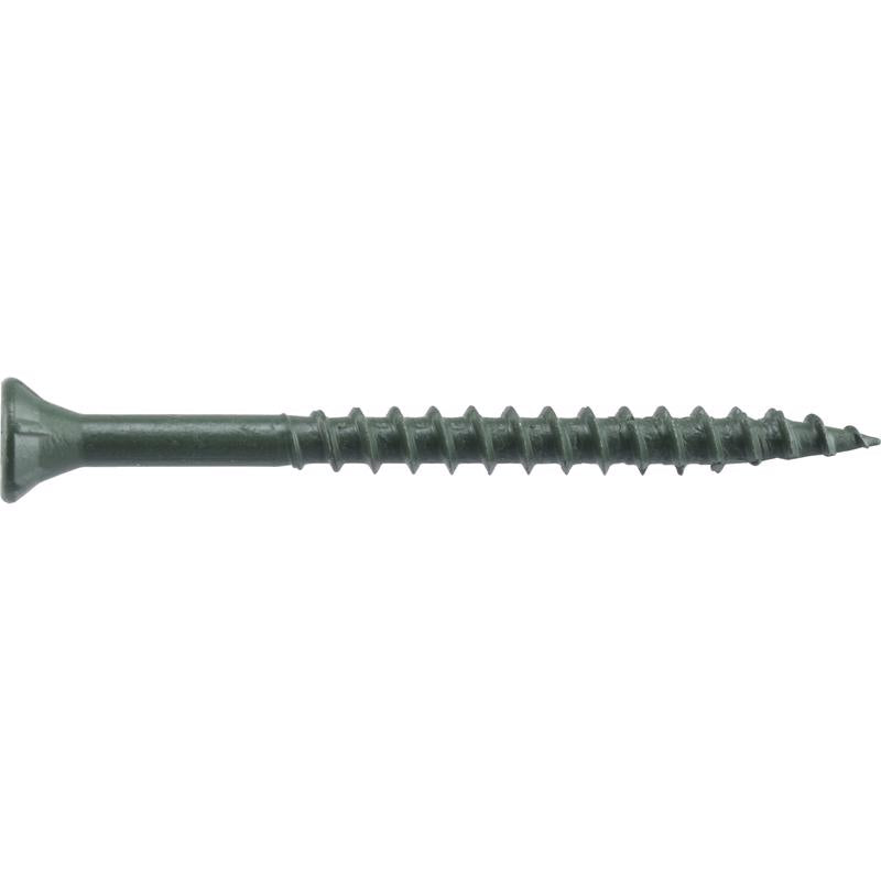 Deck Plus No. 8 X 1-5/8 in. L Green Star Flat Head Exterior Deck Screws 5 lb