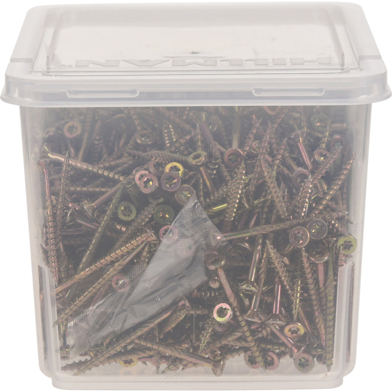 Hillman Power Pro No. 8 X 2 in. L Star Wood Screws 5 lb