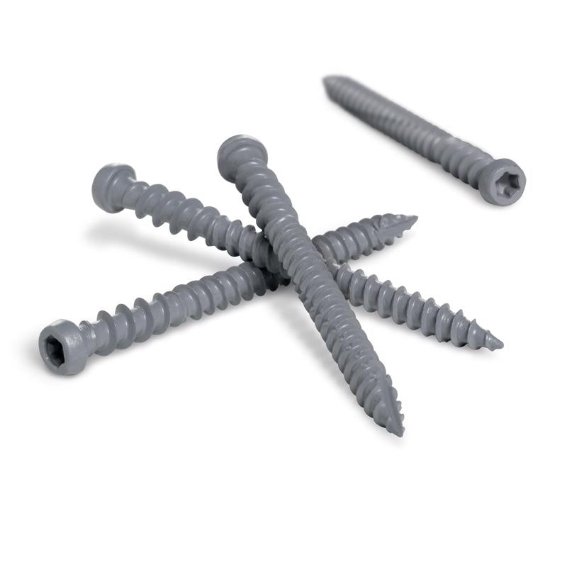 Deck Plus No. 10 X 2-1/2 in. L Gray Star Flat Head Composite Deck Screws 5 lb
