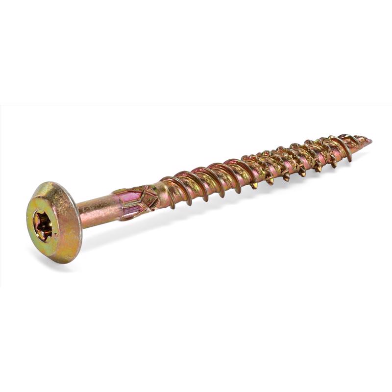 Hillman Power Pro No. 8 X 2-1/2 in. L Star Cabinet Screws 1 lb