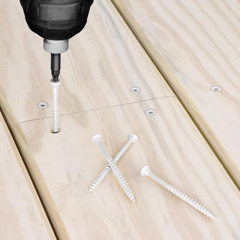 Deck Plus No. 10 X 3 in. L Star Flat Head Exterior Deck Screws 1 lb