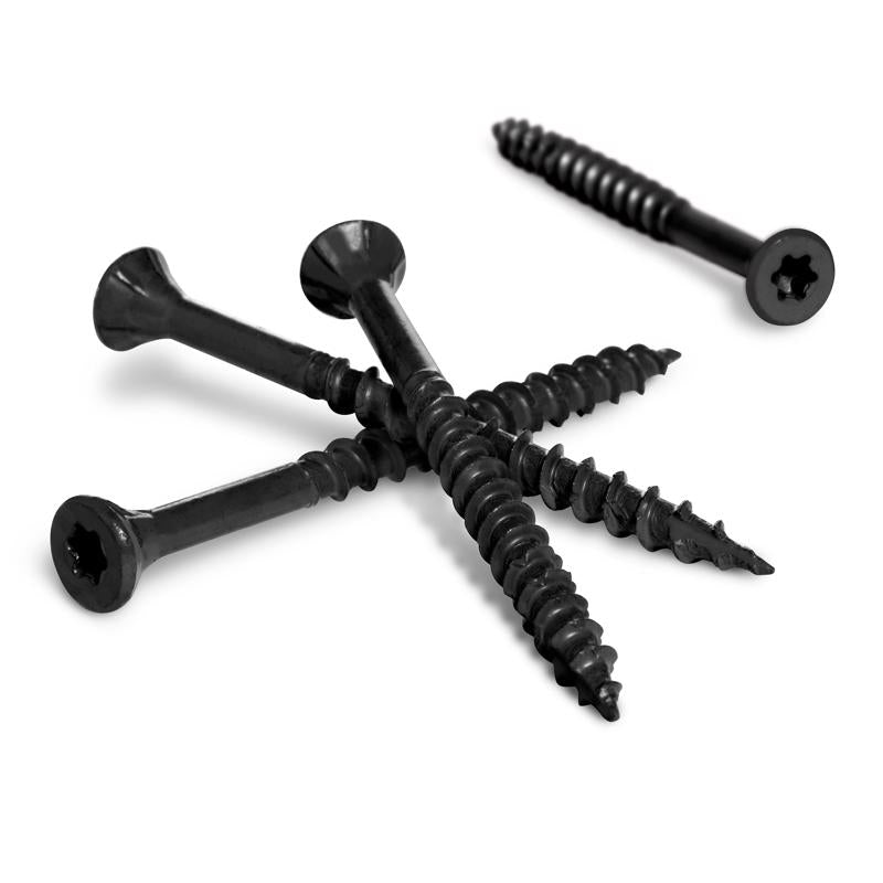 Deck Plus No. 10 X 2-1/2 in. L Star Flat Head Exterior Deck Screws 1 lb