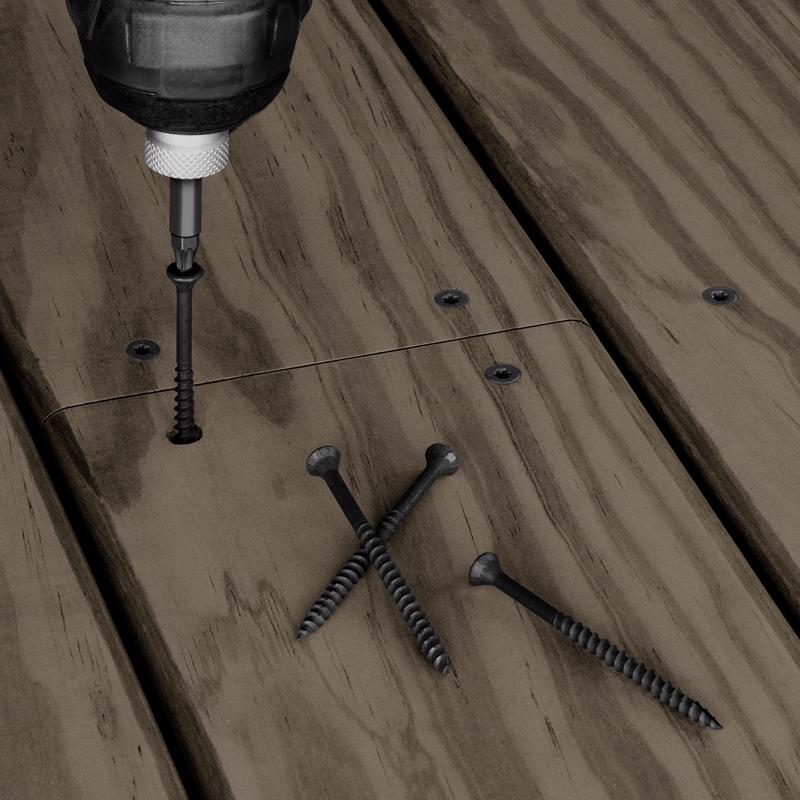 Deck Plus No. 10 X 2-1/2 in. L Star Flat Head Exterior Deck Screws 1 lb