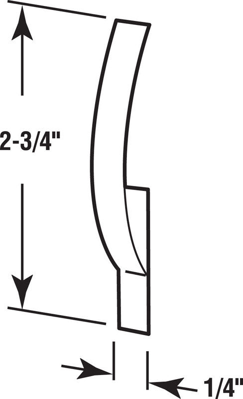 Prime-Line Steel 1/4 in. W X 2-3/4 in. L Window Frame Fasteners 1 pk
