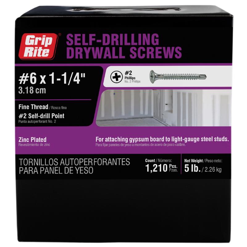 DRYWAL SCREW #6X1.25" 5#