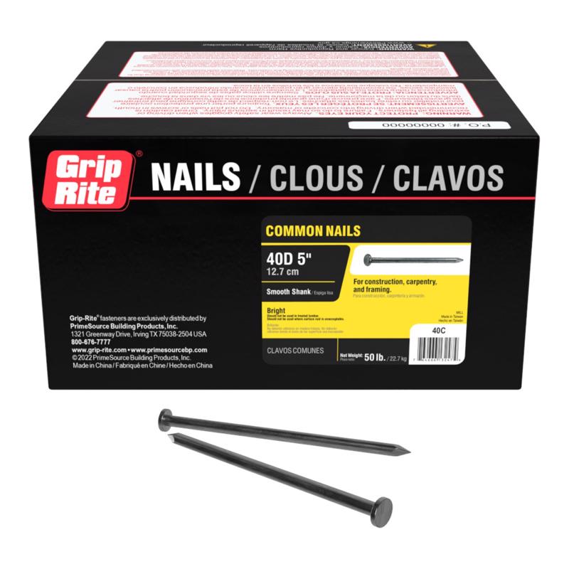 NAIL CMN 40DX5" 50#