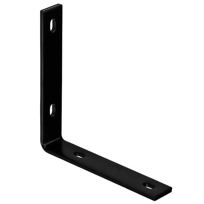 BRACE L BLK 8.25X1.5"