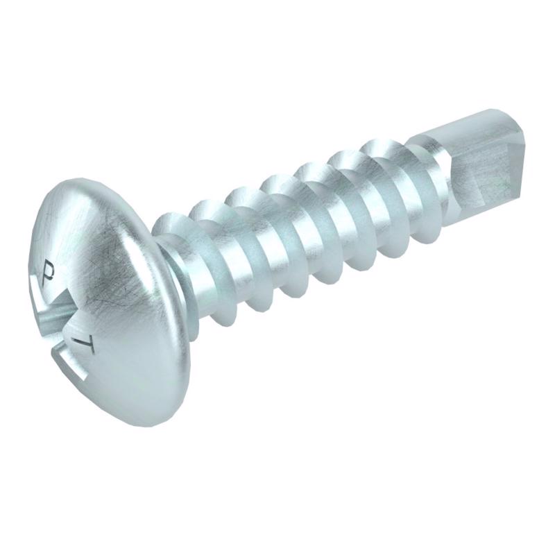 Grip-Rite Pro-Twist No. 10 Sizes X 3/4 in. L Phillips Pan Head Sheet Metal Screws 1 lb