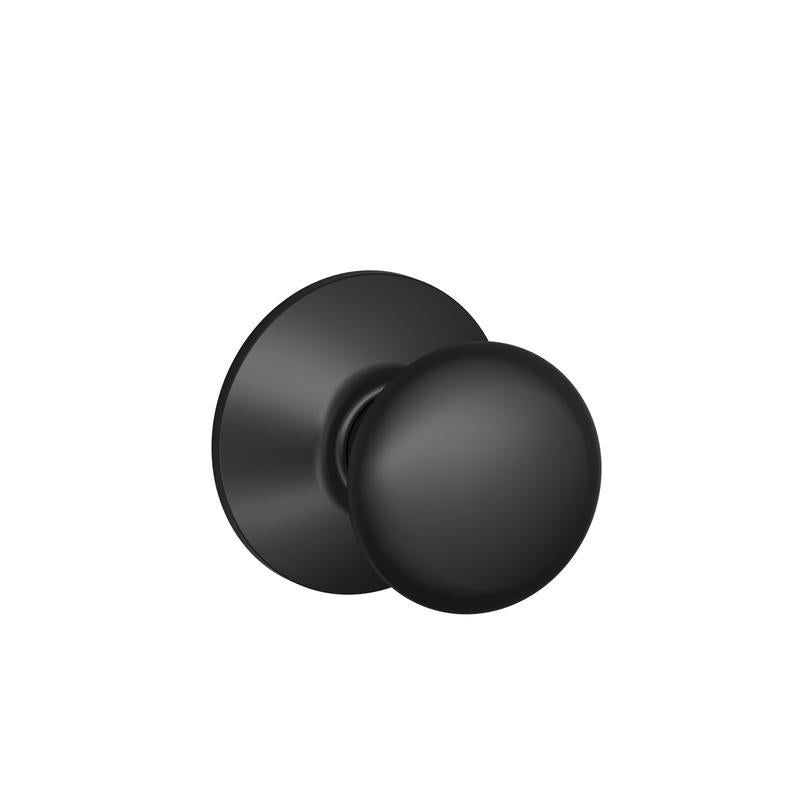 PSSGE KNOB PLYMTH MTBLK