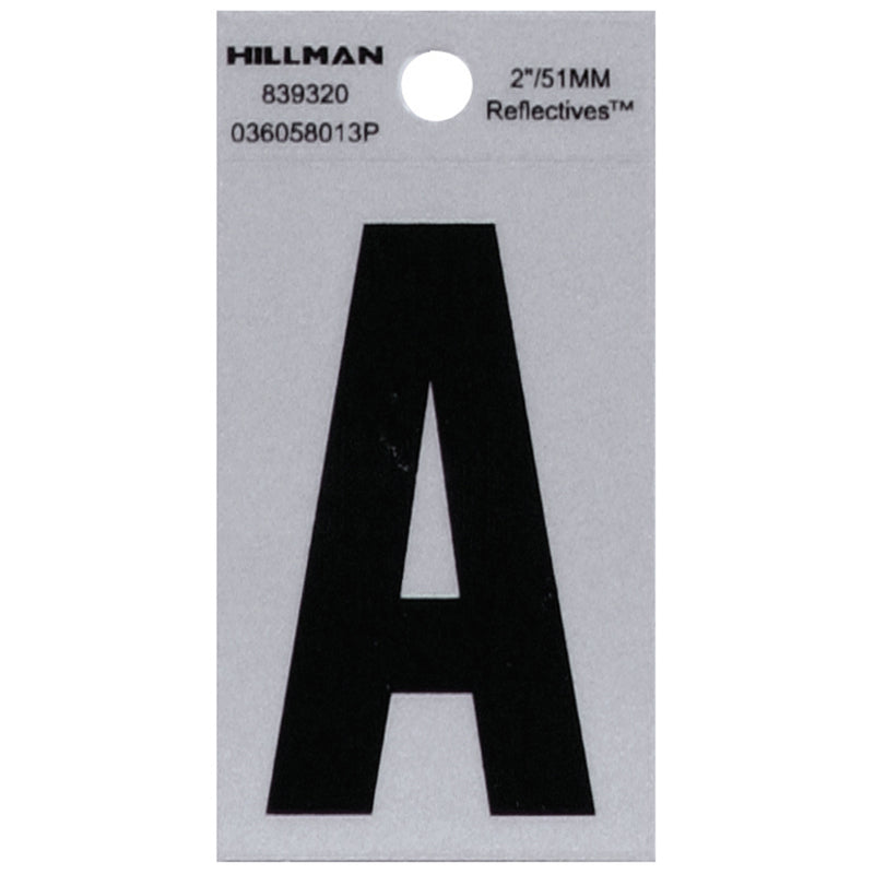 2" BLK/SLV A ADHV 1PC