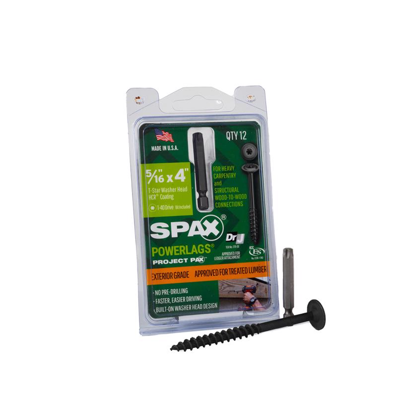 STRUCTR SCREW 5/16X4"