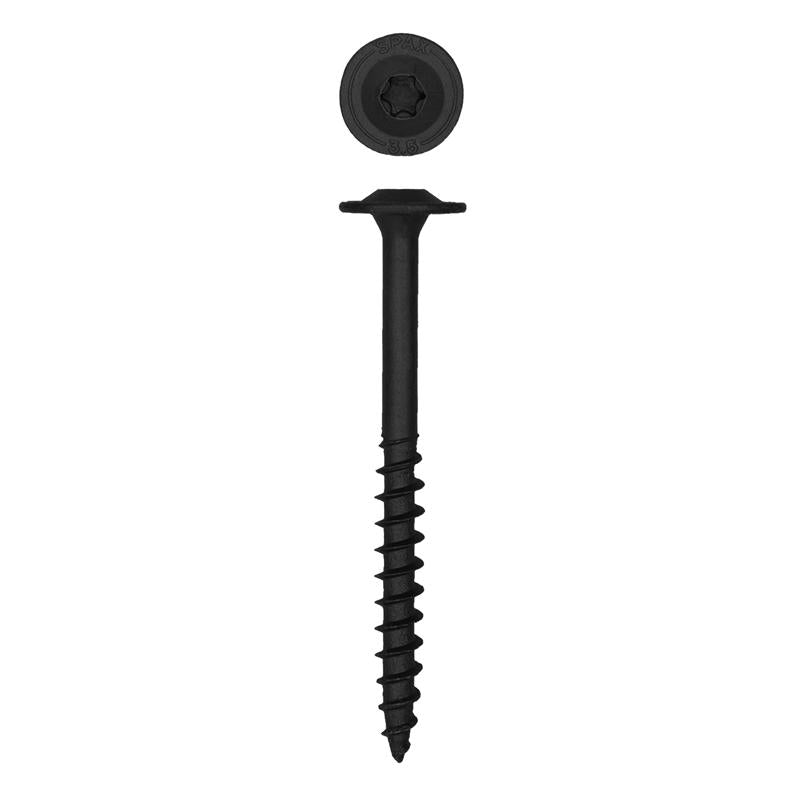 SPAX PowerLag 5/16 in. in. X 3.5 in. L T-40 Washer Head Structural Screws 12 pk