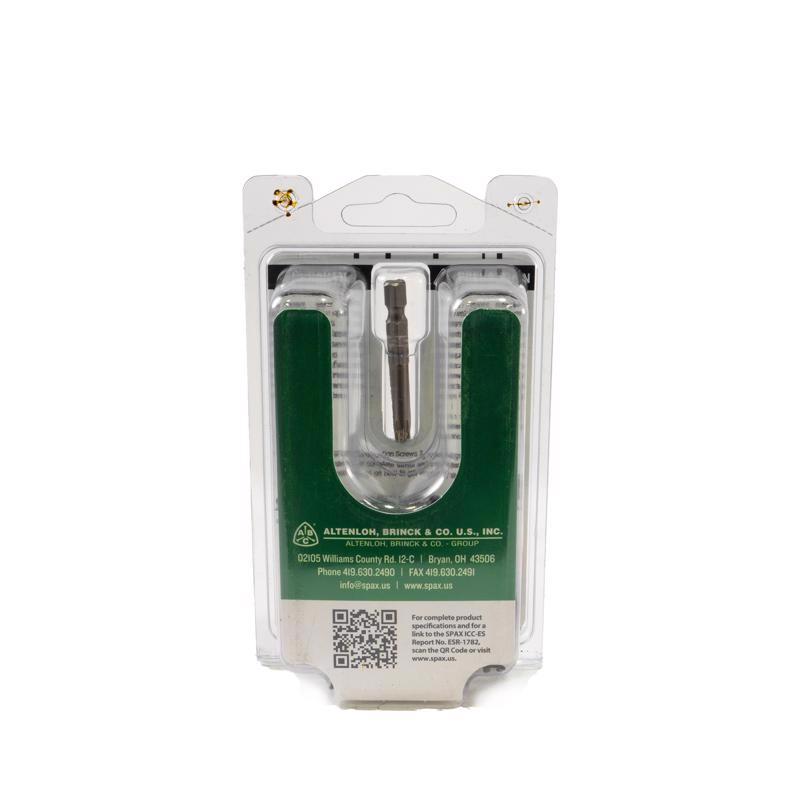 SPAX PowerLag 1/4 in. in. X 2-1/2 in. L T-30 Washer Head Structural Screws 12 pk