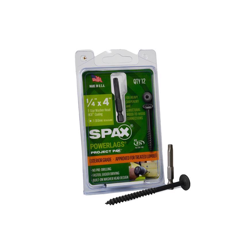 STRUCTR SCREW 1/4X4"