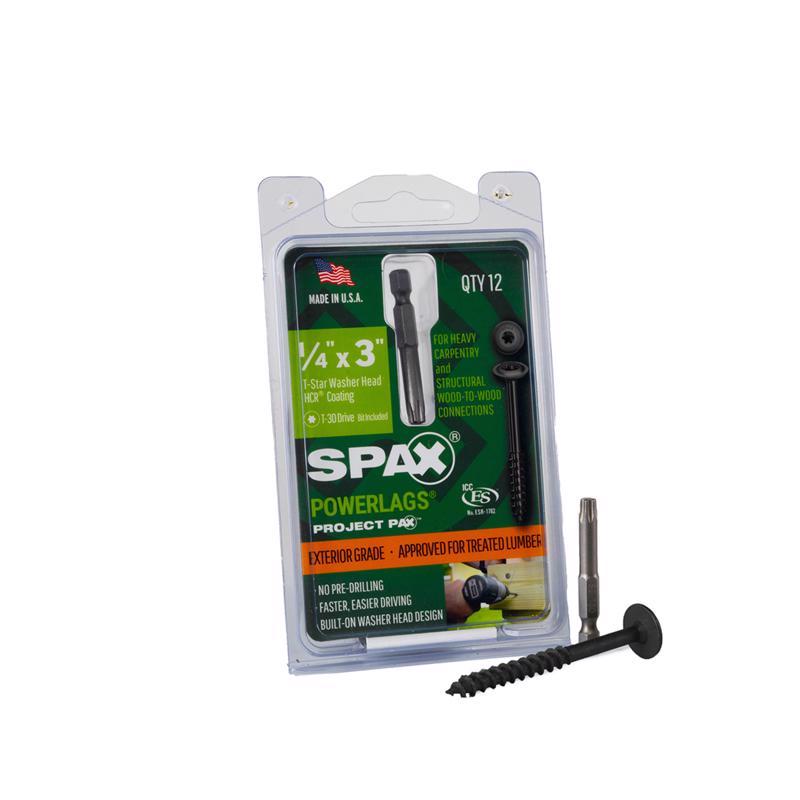 STRUCTR SCREW 1/4X3"
