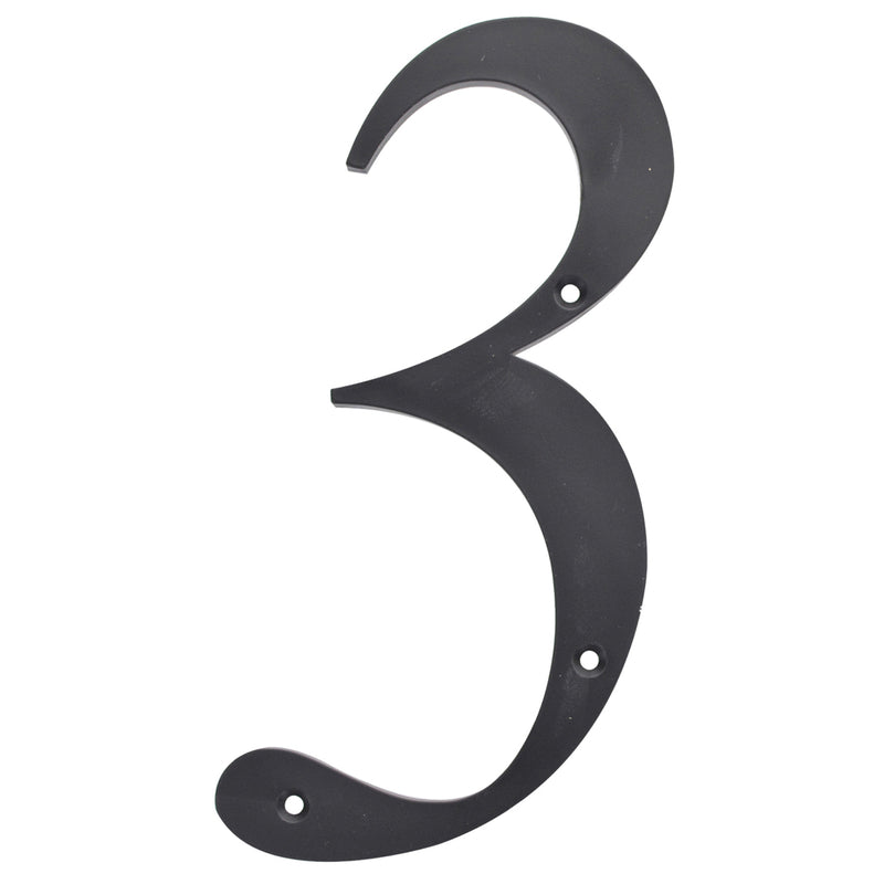 6" BLK #3 NAILON 1PC