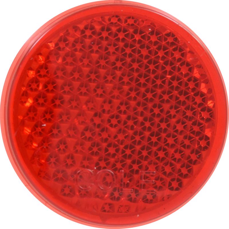 HILLMAN 1.25 in. Round Assorted Reflectors 6 pk