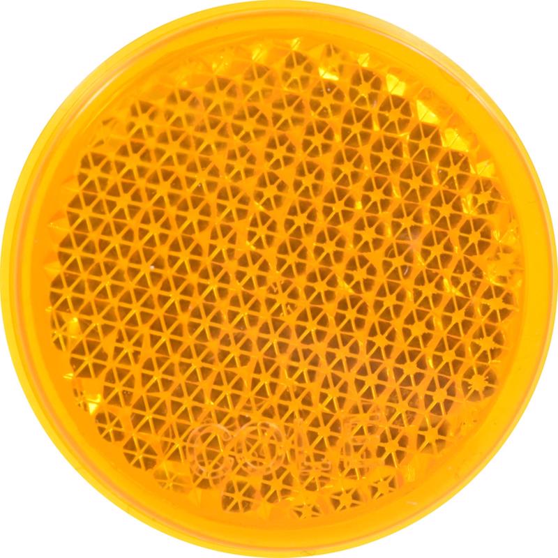 HILLMAN 1.25 in. Round Assorted Reflectors 6 pk