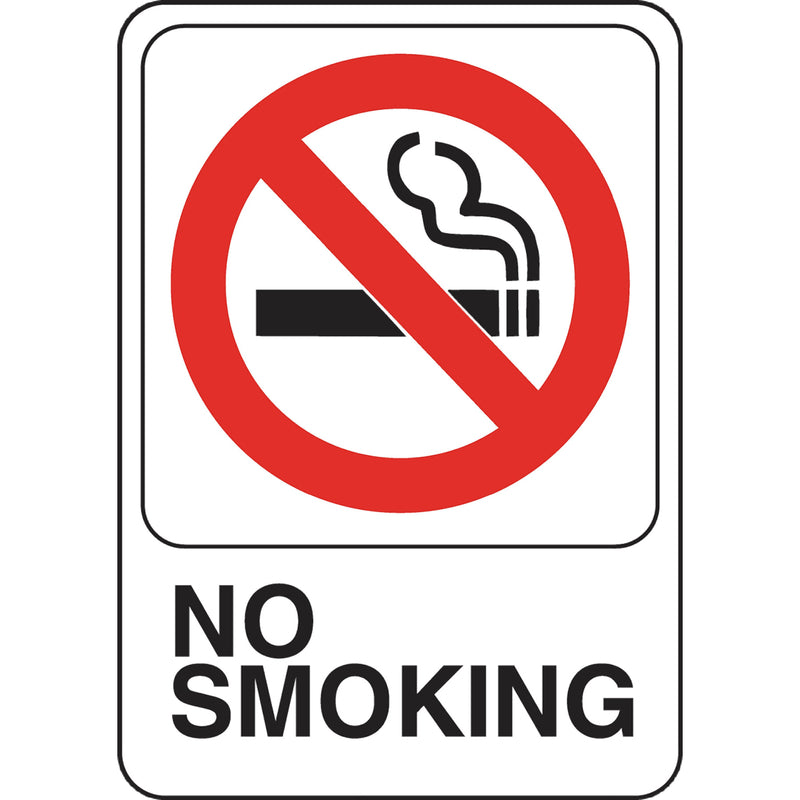 SIGN NO SMOKING 5X7"