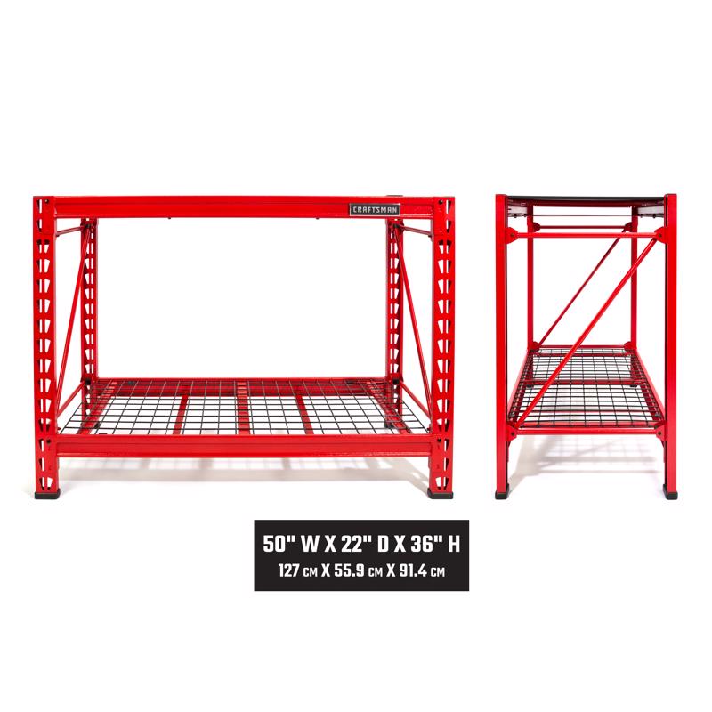 Craftsman 36 in. H X 50 in. W X 22 in. D Metal Shelving Unit