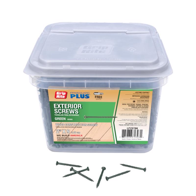 DCK SCREW STR 2" 25LB