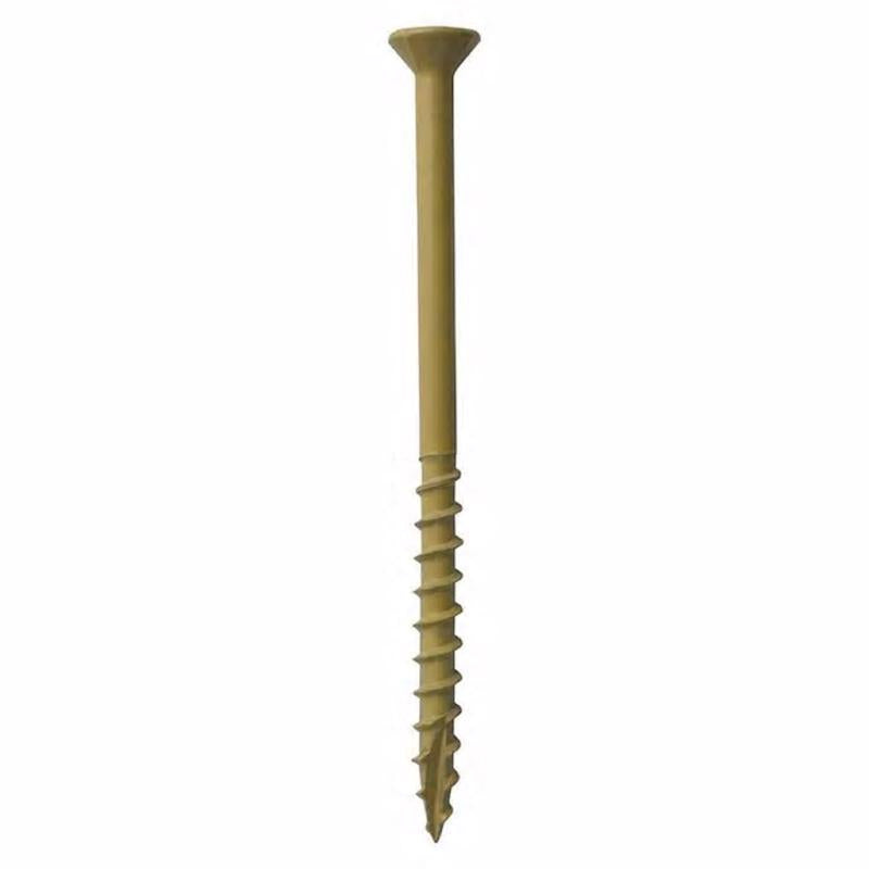 Grip-Rite PrimeGuard Plus No. 10 wire X 3-1/2 in. L Tan Star Flat Head Deck Screws 25 lb