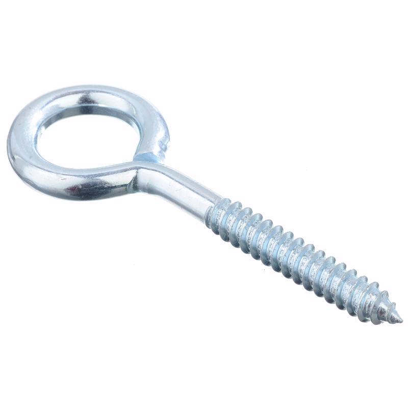 Hampton 7/16 in. X 5-1/4 in. L Zinc-Plated Steel Lag Thread Eyebolt