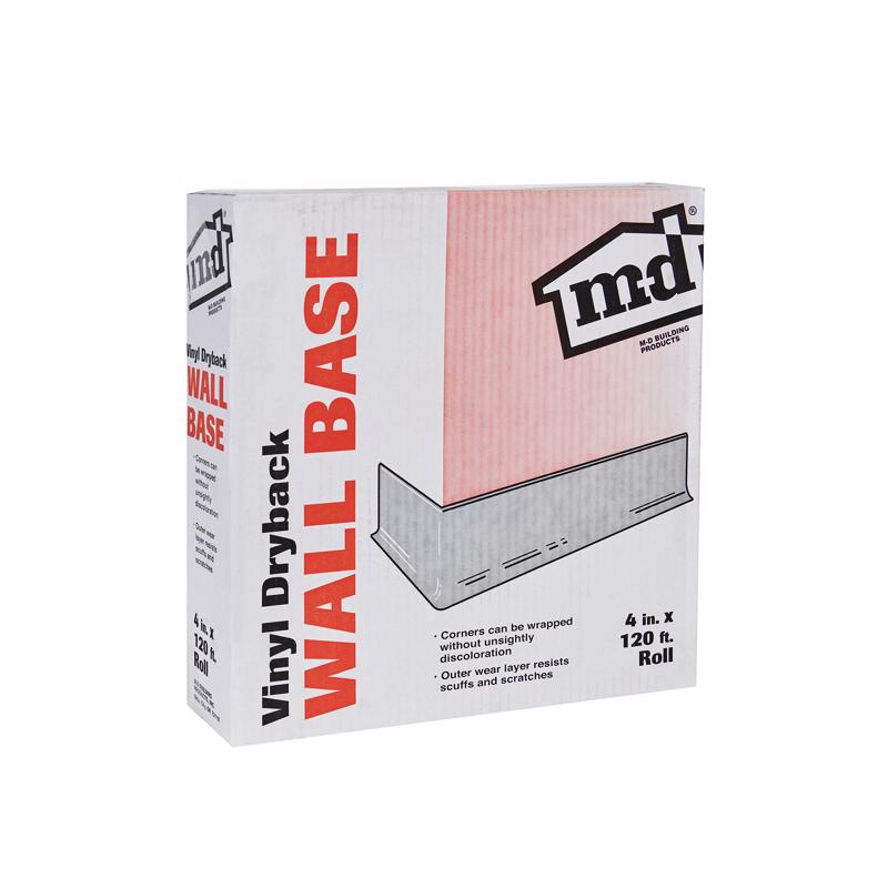 VINYL WALLBASE4"X120'GRY