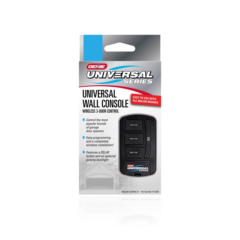 Genie 3 Door Universal Wall Push Button For LiftMaster, Chamberlain, Genie, Overhead Door, Wayne Dal
