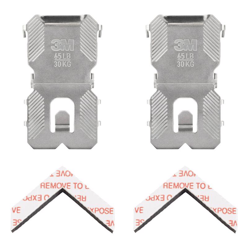 3M Claw Silver Drywall All Purpose Hanger 65 lb 2 pk