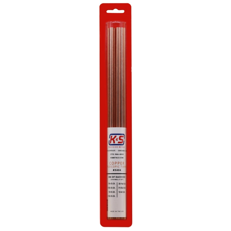 COPPER TUBING 1'L 7PK
