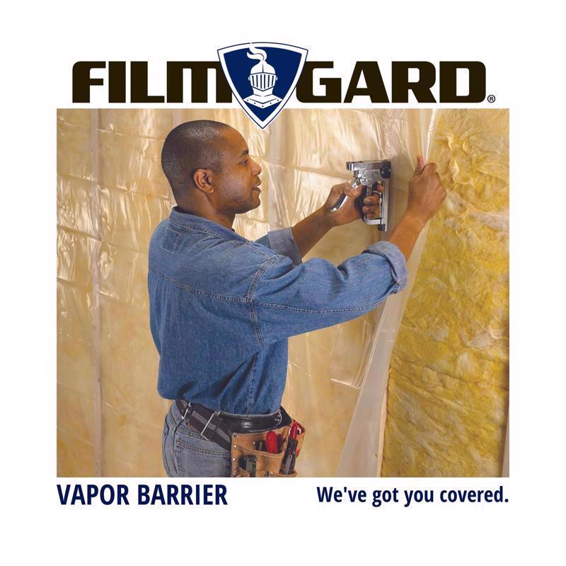 Berry Plastics Film-Gard Plastic Sheeting 4 mil X 3 ft. W X 100 ft. L Polyethylene Clear