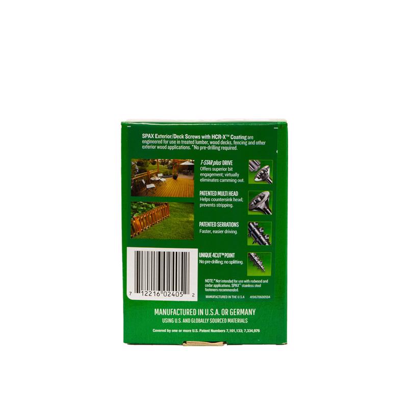 SPAX Multi-Material No. 14 Label X 2 in. L T30+ Flat Head Construction Screws 1 lb 65 pk