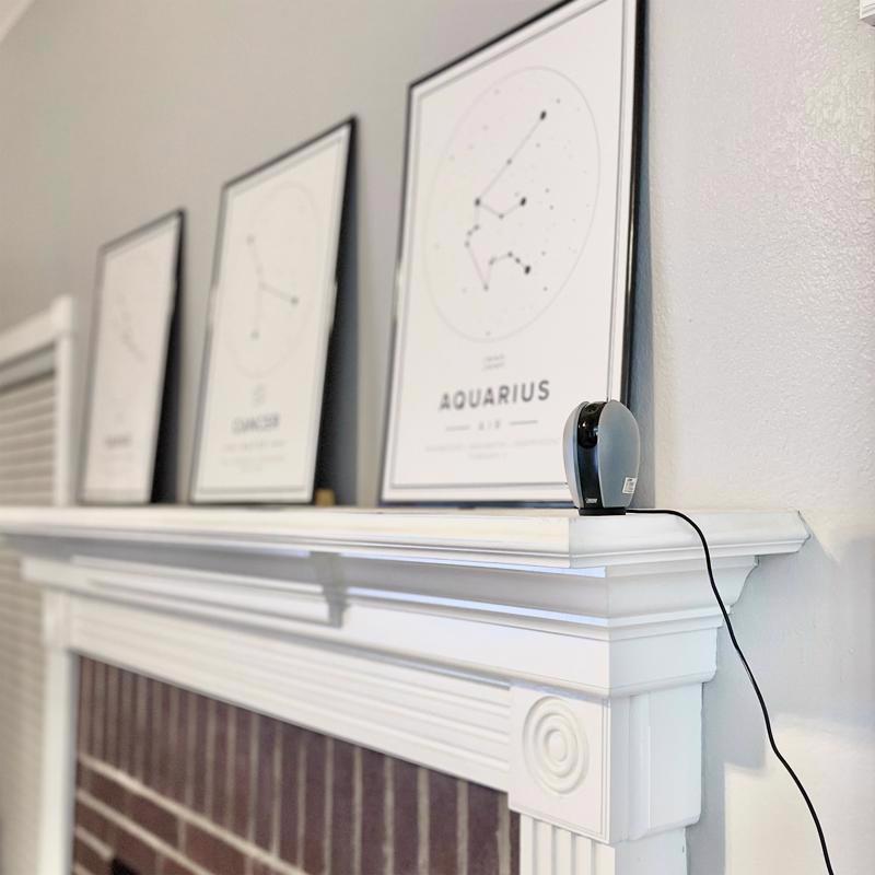 Feit Smart Home Plug-in Indoor Smart-Enabled Security Camera with Pan & Tilt