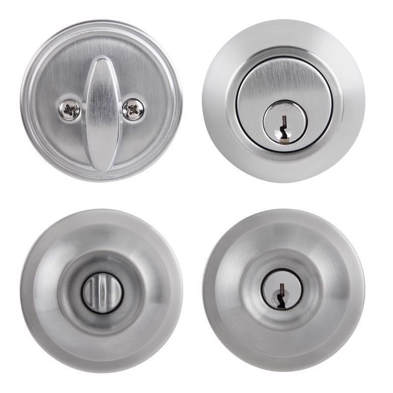 KNOB AND DEADBOLT ST STL