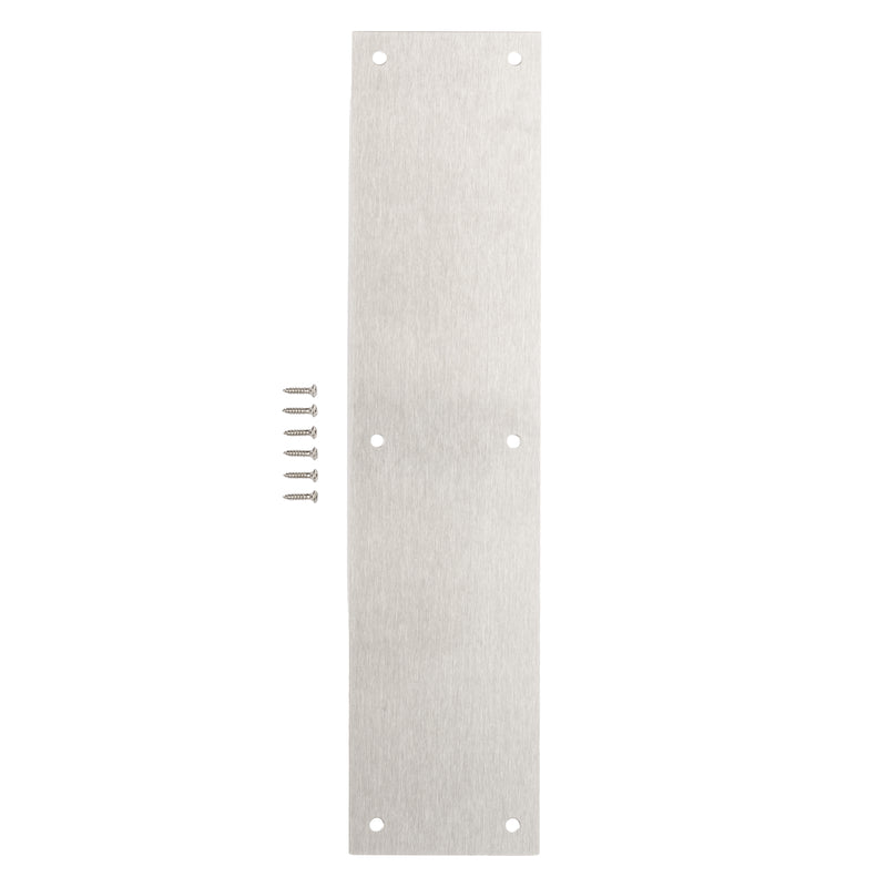 Brinks 15 in. L Stainless Steel Push Plate