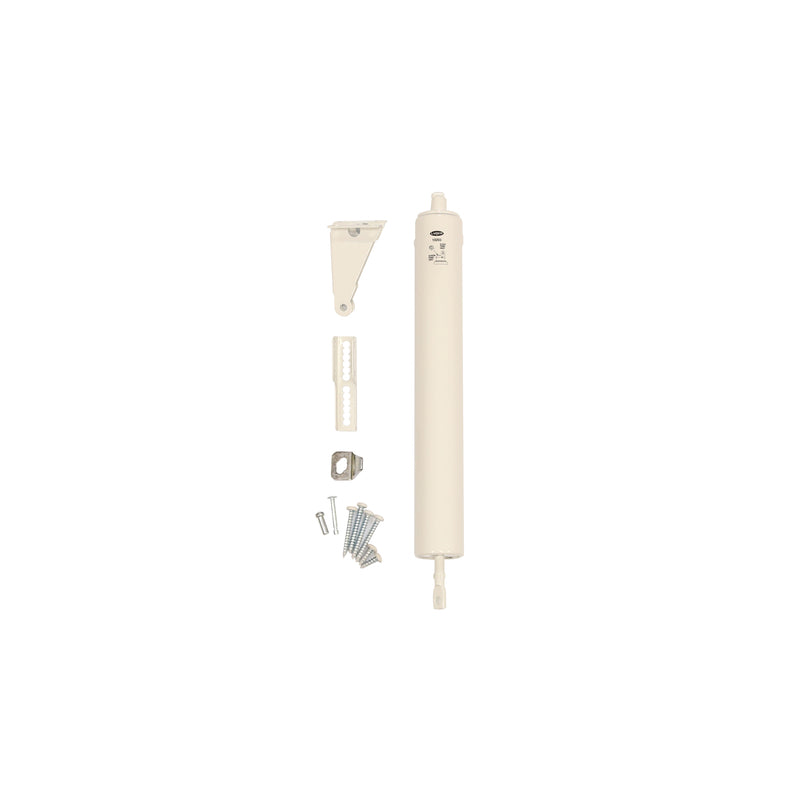 Larson Heavy Duty White Aluminum Pneumatic Door Closer