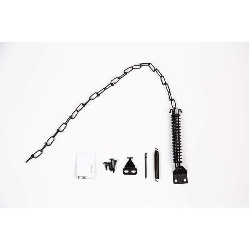 Larson Zinc-Plated Black Steel Storm Door Wind Chain 9 pc