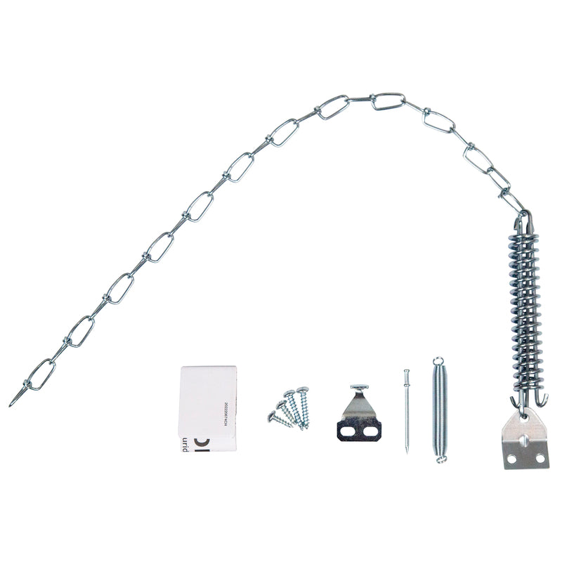 Larson Zinc-Plated Mill Steel Storm Door Wind Chain 9 pc
