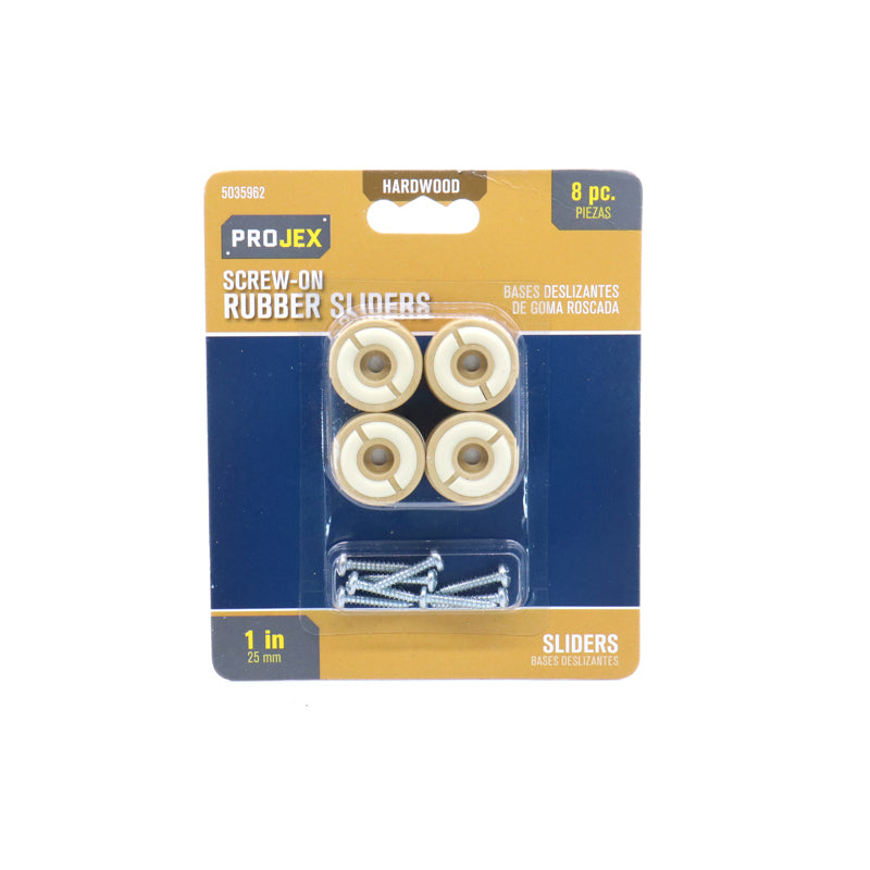 GLIDE 1" BRAS RND 8PK