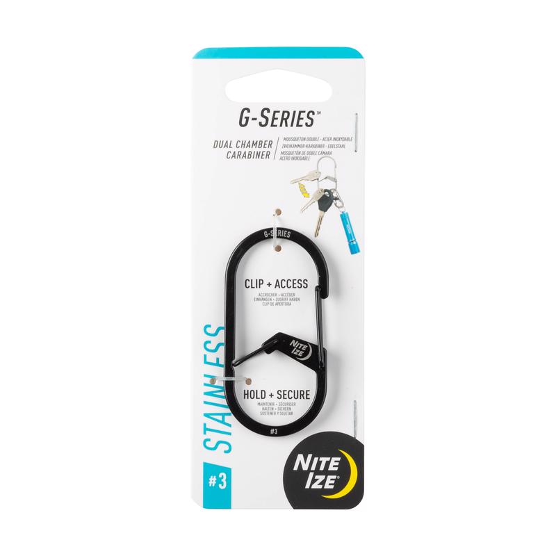 CARABINER G-SER BLK #3