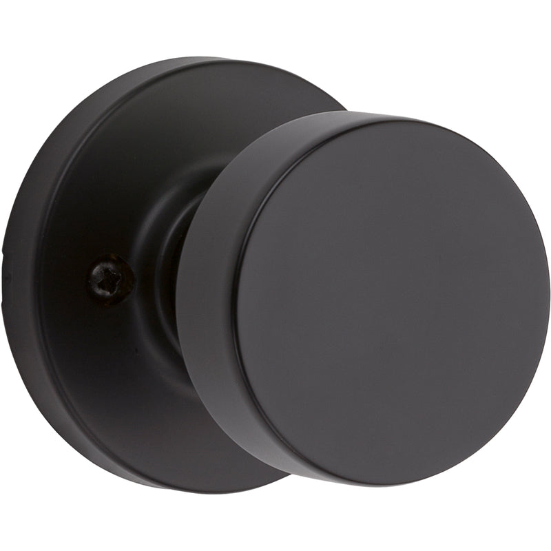 Kwikset Signature Series Pismo Iron Black Knob Right or Left Handed