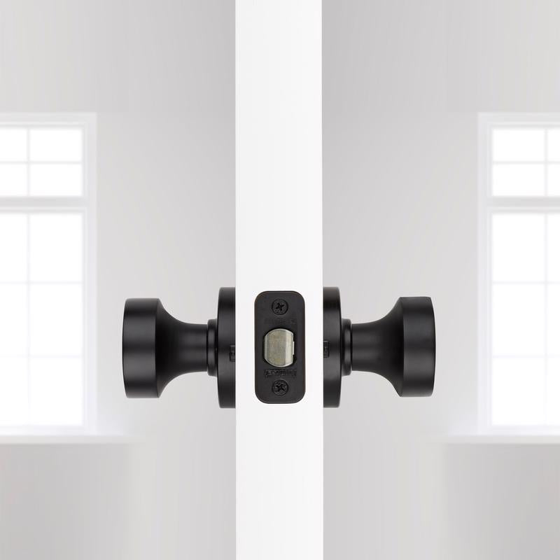 Kwikset Signature Series Pismo Iron Black Knob Right or Left Handed